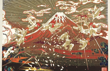 Петухи над Фудзи. Современная японская графика